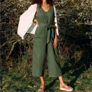 Barbour Amelda Green Jumpsuit